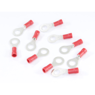 KONEKTOR KOŃCÓWKA OCZKOWA M6 IZOLOWANA 6.4mm 0.5-1.5mm KPL. 10szt.