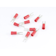 KONEKTOR KOŃCÓWKA WIDEŁKOWA M3 IZOLOWANA 3.2mm 0.5-1.0mm KPL. 10szt.