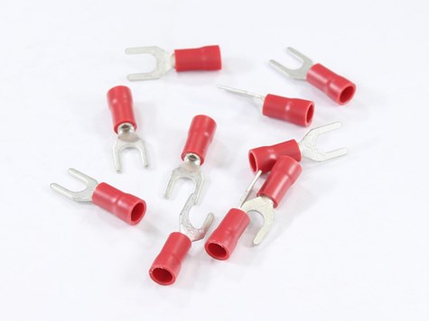 KONEKTOR KOŃCÓWKA WIDEŁKOWA M4 IZOLOWANA 4.3mm 0.5-1.0mm KPL. 10szt.