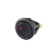 PRZEŁĄCZNIK SMRS101-6LDR 20A 12V OKRĄGŁY ON-OFF CZERWONA DIODA