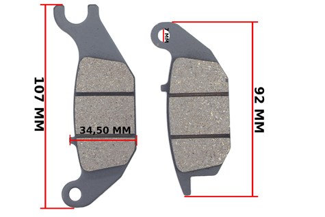 KLOCKI HAMULCOWE HONDA XL 125 V VARADERO TYŁ FM