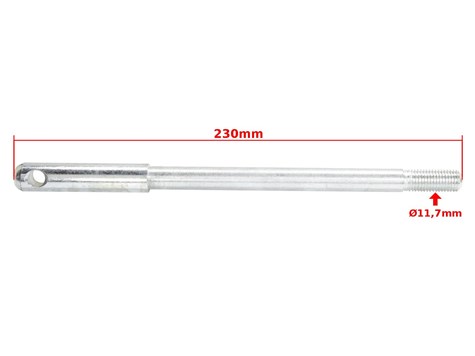 OŚKA KOŁA PRZÓD SIMSON S50 S51 S70 SR50 SR80