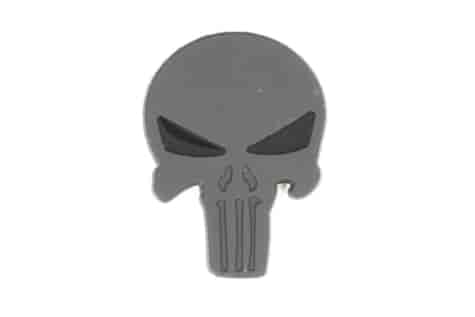 EMBLEMAT ZNACZEK CZASZKA MOD 9 NOWA CZARNA