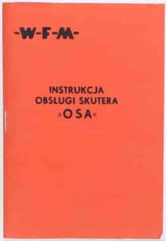 KATALOG INSTRUKCJA OBSŁUGI WFM OSA