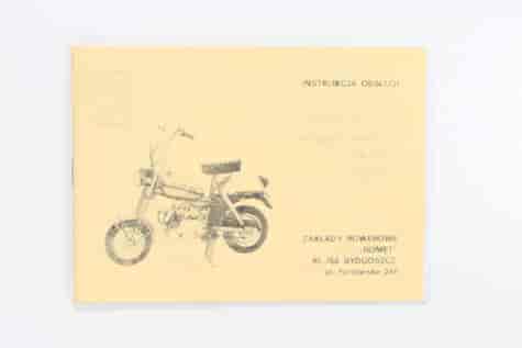KATALOG INSTRUKCJA OBSŁUGI ROMET MOTORYNKA PONY 50-M-2 50-M-3
