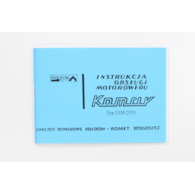 KATALOG INSTRUKCJA OBSŁUGI ROMET KOMAR TYP 2350 2351