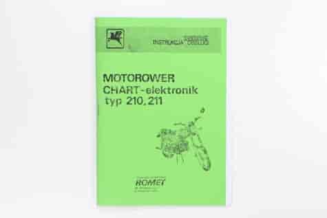 KATALOG INSTRUKCJA OBSŁUGI ROMET CHART ELEKTRONIK 210 211