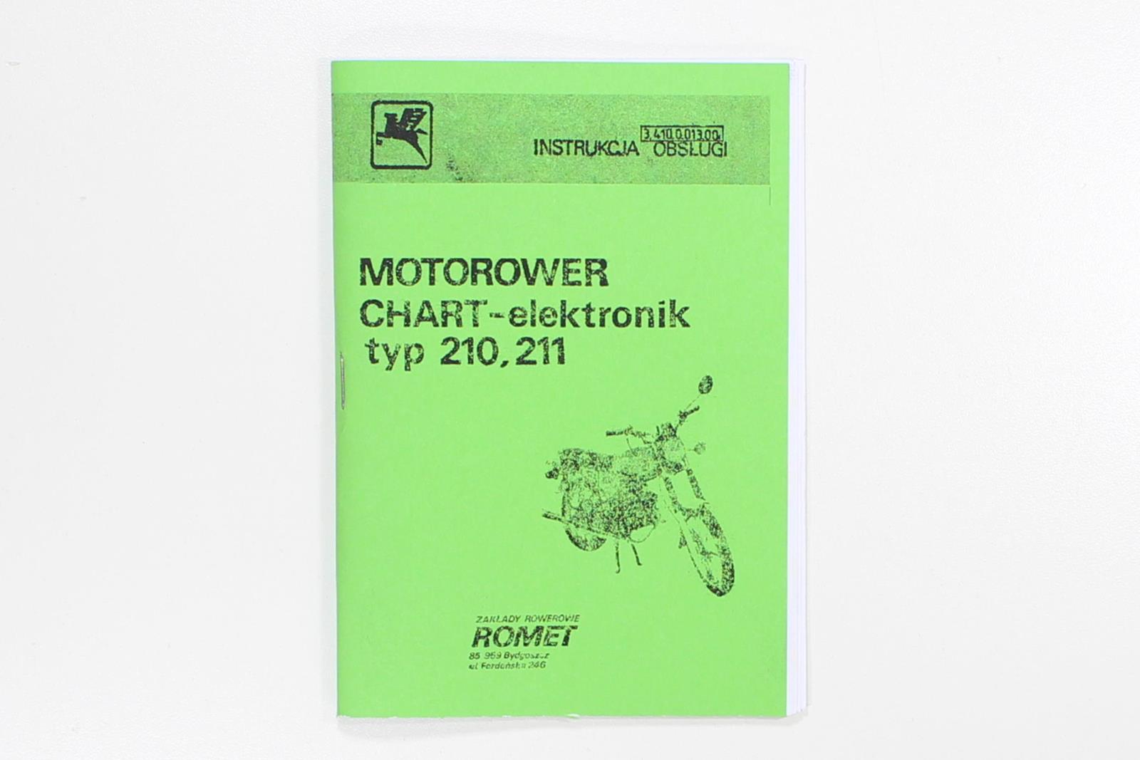 KATALOG INSTRUKCJA OBSŁUGI ROMET CHART ELEKTRONIK 210 211