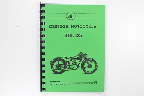KATALOG INSTRUKCJA OBSŁUGI SHL 125