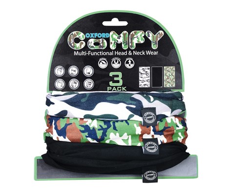 KOŁNIERZ OCIEPLAJĄCY OXFORD COMFY CAMO ROZMIAR OS 3-PACK