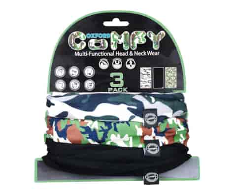 KOŁNIERZ OCIEPLAJĄCY OXFORD COMFY CAMO ROZMIAR OS 3-PACK