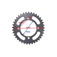 ZĘBATKA TYŁ 420-37z CROSS 125 NOWY TYP HB