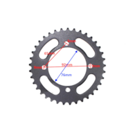 ZĘBATKA TYŁ 420-37z CROSS 125 NOWY TYP HB
