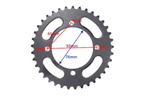 ZĘBATKA TYŁ 420-37z CROSS 125 NOWY TYP HB