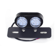 LAMPA TYŁ LED MOTOCYKLOWA Z PODSTAWĄ POD TABLICĘ REJESTRACYJNĄ Z PODŚWIETLENIEM OXF-11767 OX