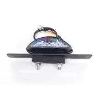 LAMPA TYŁ LED MOTOCYKL Z PODSTAWĄ POD TABLICĘ REJESTRACYJNĄ Z PODŚWIETLENIEM OXF-11768 OX