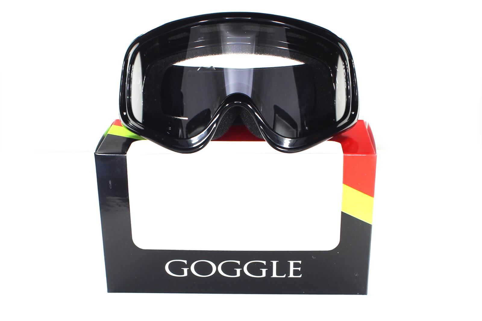 GOGLE MOTOCYKL QUAD CROSS ATV CZARNE OXF-3028 OX