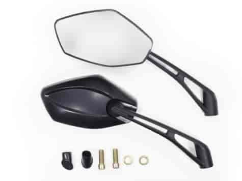 LUSTERKA MOTOCYKLOWE SKUTER QUAD SPORT CZARNE M10 OXF-1448 E11 KPL.OX