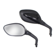 LUSTERKA MOTOCYKLOWE SKUTER ATV MOTOROWER CZARNE M10 OXF-14078 E7 OX