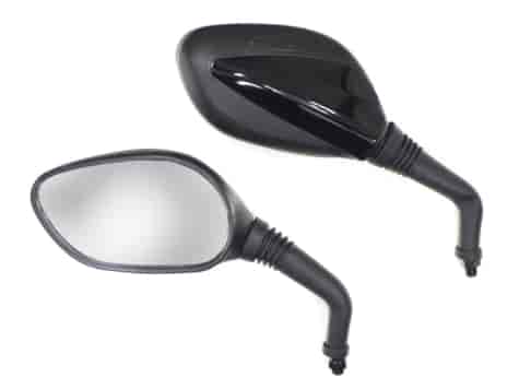 LUSTERKA MOTOCYKLOWE SKUTER ATV MOTOROWER CZARNE M10 OXF-14078 E7 OX