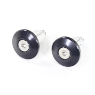 KOŃCÓWKI KIEROWNICY CIĘŻARKI CZARNE 17mm OXF-075 KPL.OX