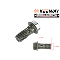 ŚRUBA M10x22mm PRZEWODU HAMULCOWEGO KEEWAY 50