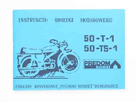 KATALOG INSTRUKCJA OBSŁUGI ROMET 50-T-1 50-TS-1