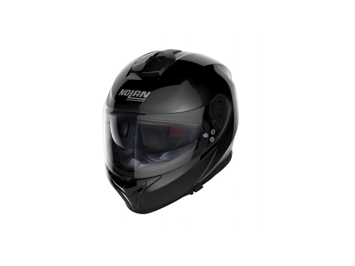 KASK NOLAN CLASSIC N-COM N88 N80-8 GLOSSY BLACK 3 SIZE M