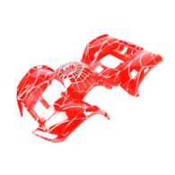 PLASTIK GŁÓWNY ATV 125 CZERWONY SPIDER FUXIN WB
