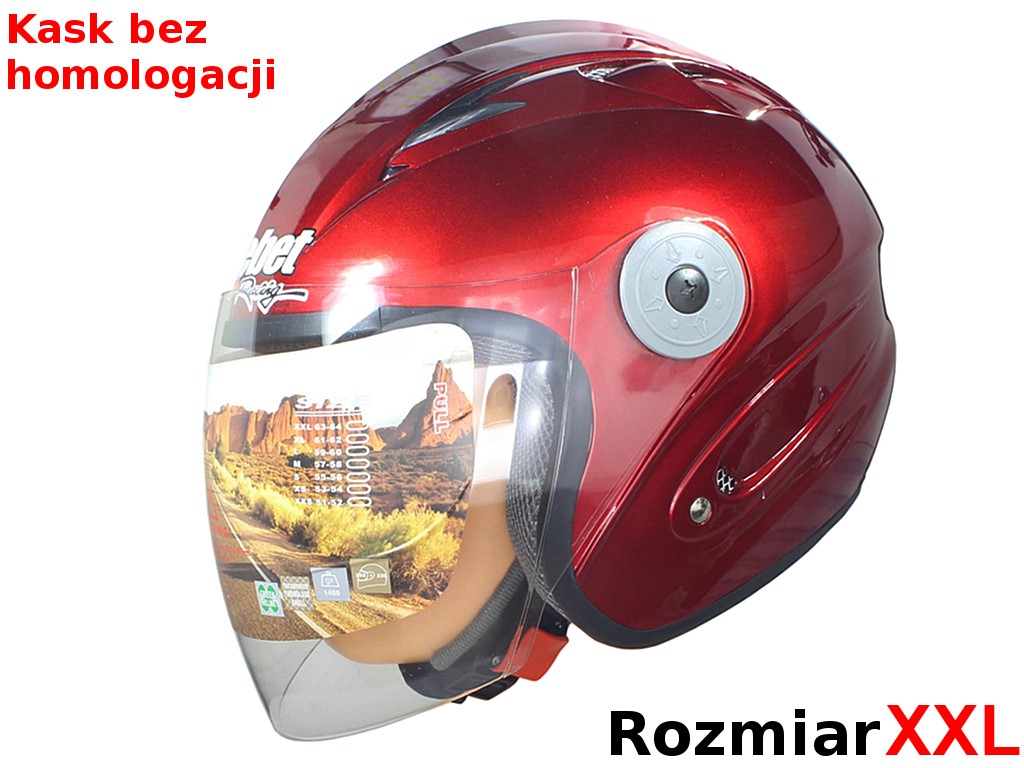 KASK SAFEBET HF-210 BURGUNDY XXL (BRAK ECE)