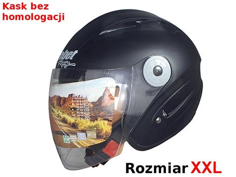 KASK SAFEBET HF-210 FLAT BLACK XXL (BRAK ECE)