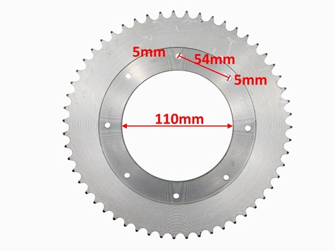 ZĘBATKA TYŁ WSK 125 OGAR 55z ML