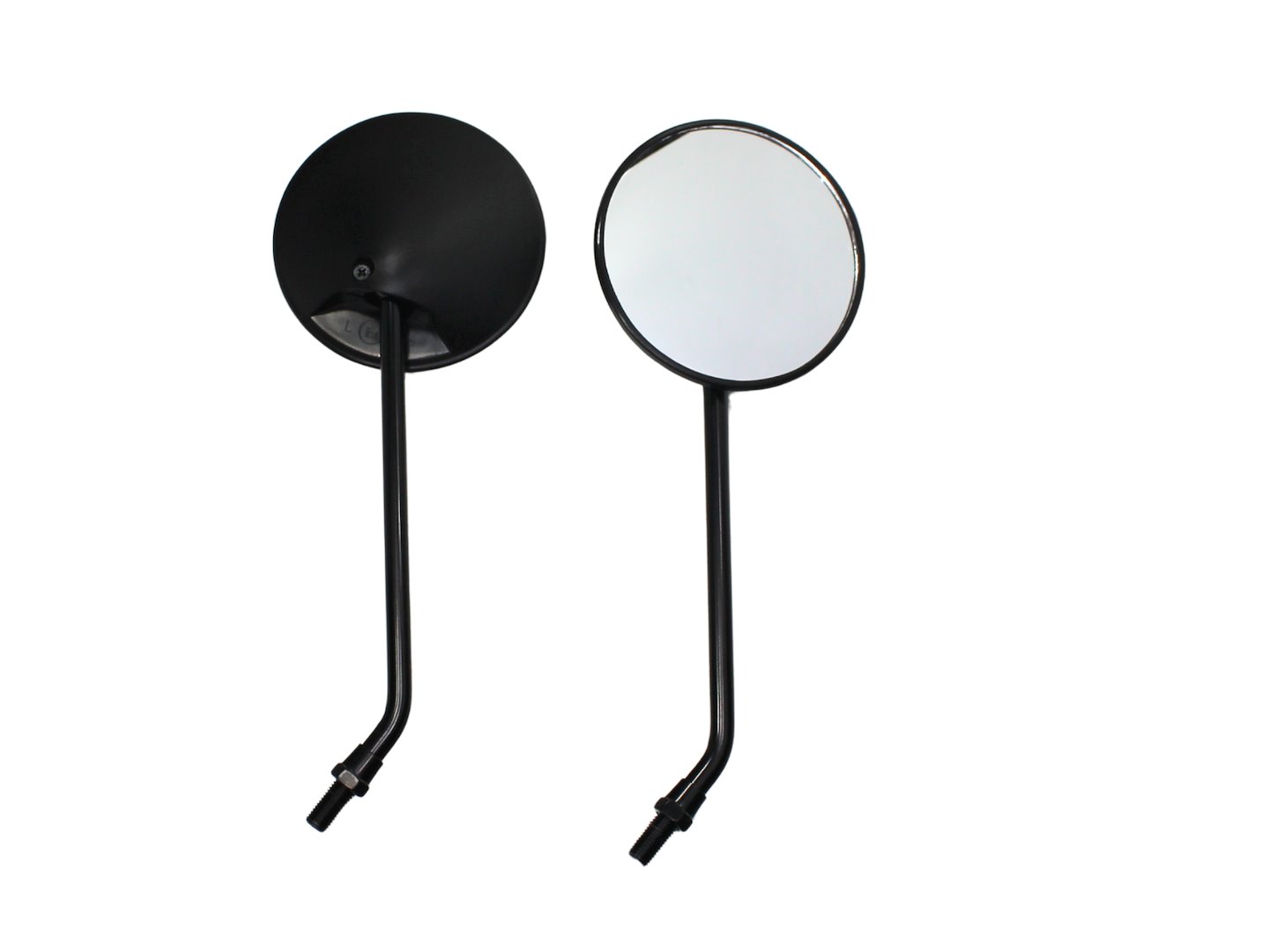 LUSTERKA MOTOCYKLOWE RETRO OLD CZARNE M10 P OXF-916 E9 KPL.OX