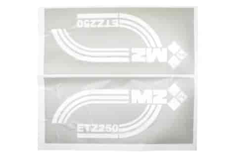 NAKLEJKA SZABLON MZ ETZ 250 FALA 420x380mm