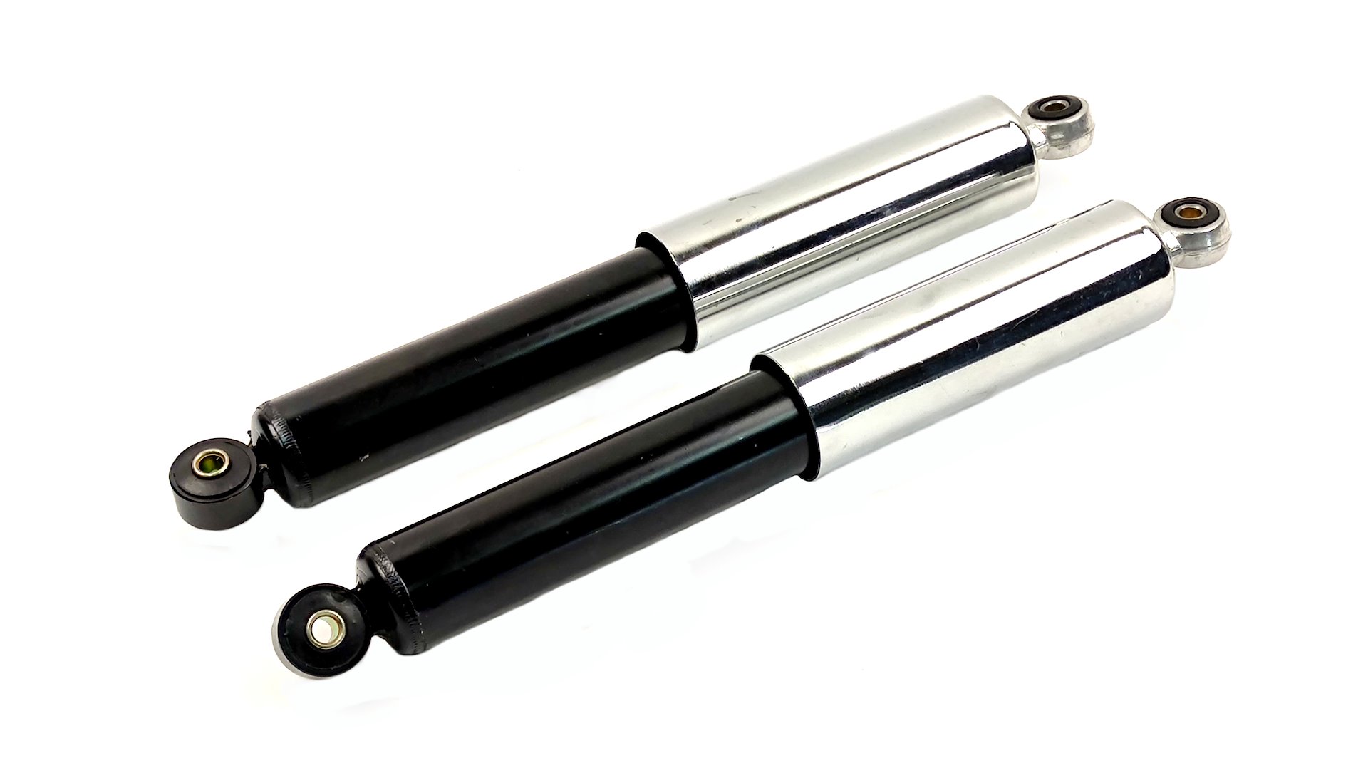 AMORTYZATORY TYŁ SIMSON KR51 SR50 S50 S51 S70 SZKLANKOWE CHROMOWANE 307mm SC