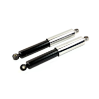 AMORTYZATORY TYŁ SIMSON KR51 SR50 S50 S51 S70 SZKLANKOWE CHROMOWANE 340mm KOMPLET SC