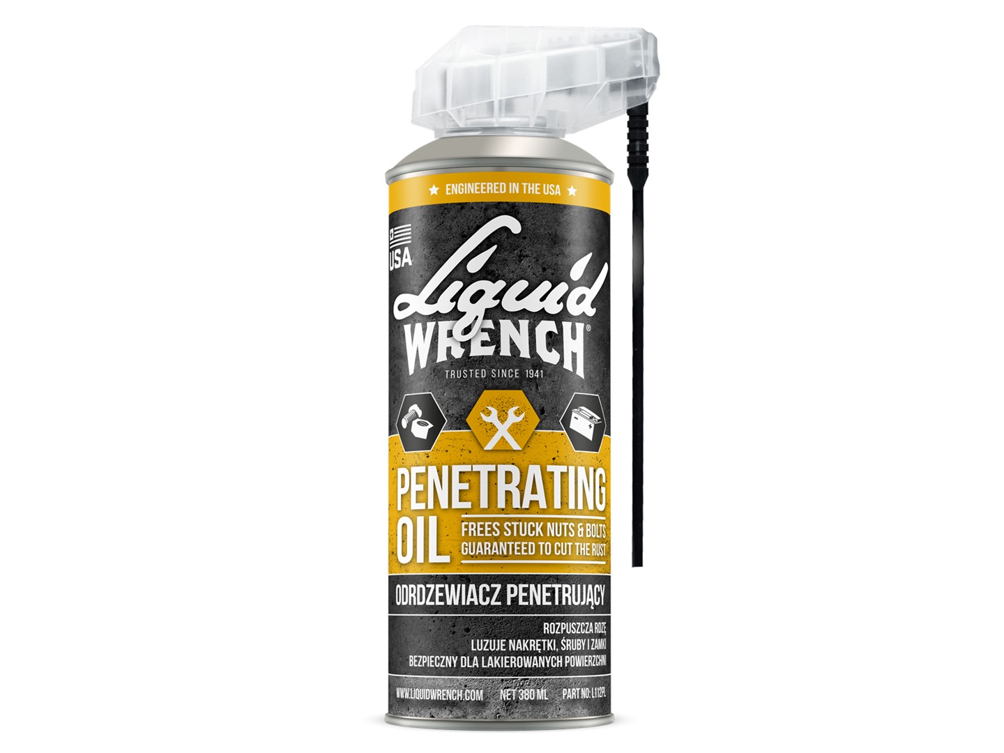 ŚRODEK ODRDZEWIAJĄCO-PENETRUJĄCY LIQUID WRENCH 380ml USA