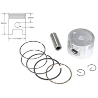 TŁOK GY6-80 47mm 4T KYMCO ROMET ZIPP JUNAK