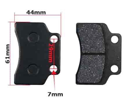 KLOCKI HAMULCOWE GY6 KEEWAY RY8 ZIPP MEMORY