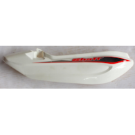 PLASTIK GÓRNY TYLNY SHAFT 50 PRAWY BIAŁY