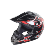 KASK HLN ENDURO CZARNO CZERWONY L (BRAK ECE)
