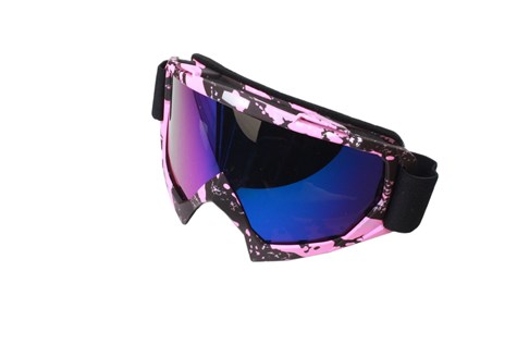 GOGLE OCHRONNE RÓŻNE KOLORY SZYB 9-39 MOTYW RÓŻOWY