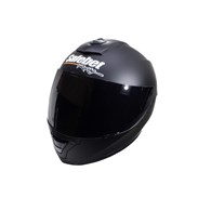 KASK SAFEBET HF-126S FLAT BLACK S CIEMNA SZYBA (BRAK ECE)