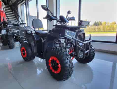 QUAD ATV 200G ARMOUR KOŁO 10  CZARNO CZERWONY