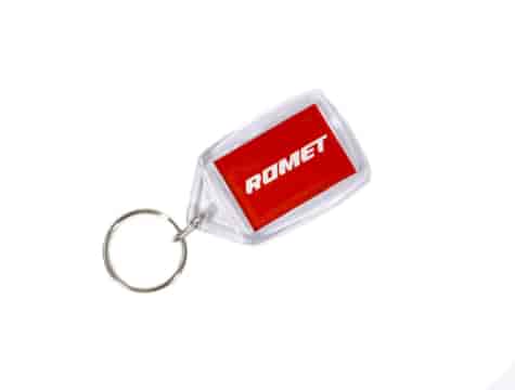 BRELOK ROMET BIAŁO CZERWONY K10