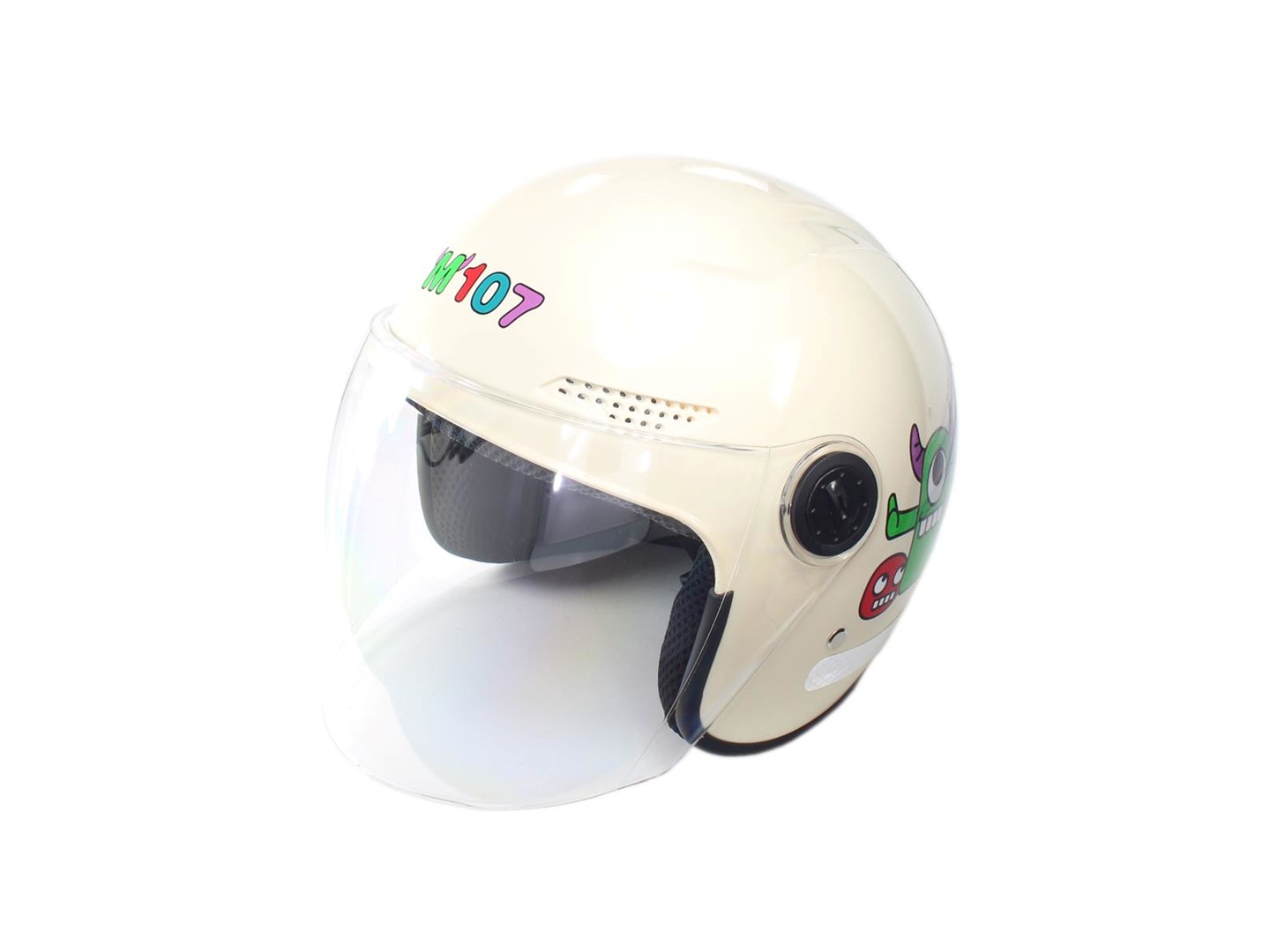 KASK SAFEBET HF-907 CREAM WHITE MONSTER L (BRAK ECE)