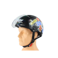 KASK SAFEBET HF-333 FLAT BLACK X29 M (BRAK ECE)