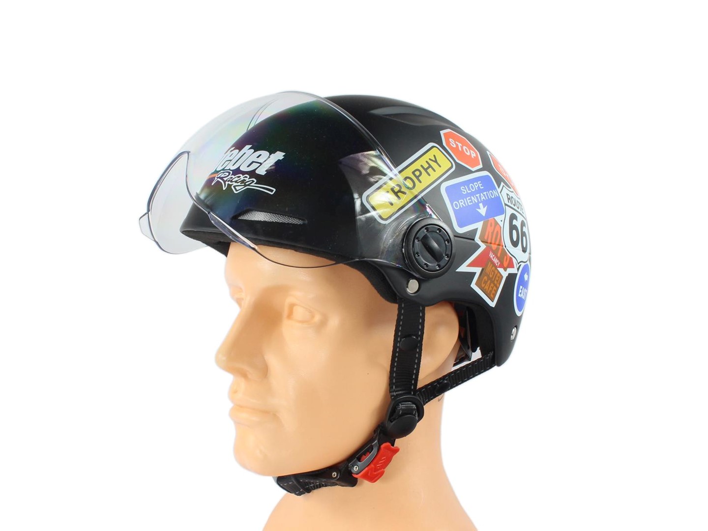 KASK SAFEBET HF-333 FLAT BLACK X29 M (BRAK ECE)