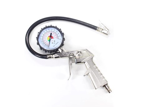 PISTOLET DO POMPOWANIA KÓŁ Z MANOMETREM 16 BAR