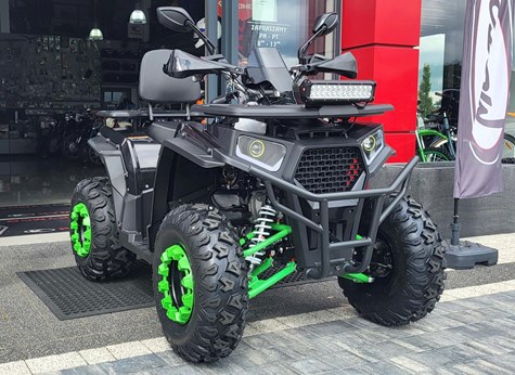 QUAD ATV 200G ARMOUR KOŁO 10  CZARNO ZIELONY